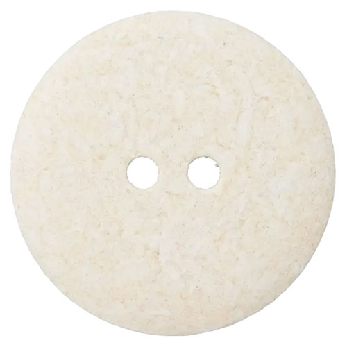 Zweilochknopf beige 12mm