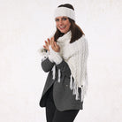 Dreiecktuch, Stirnband & Armstulpen "Delhi" 761028